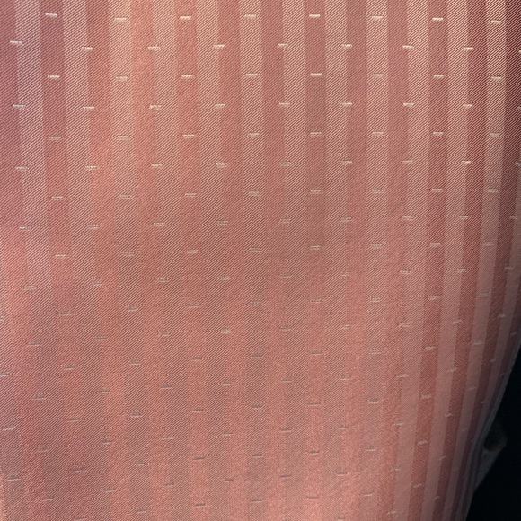 Vintage Pink Striped Long Tie and Vest Set - Picture 4 of 4